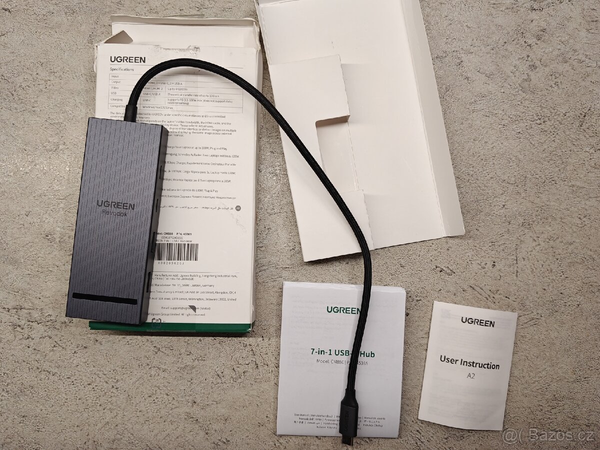 dokovací stanice UGREEN 7-in-1 USB-C nová