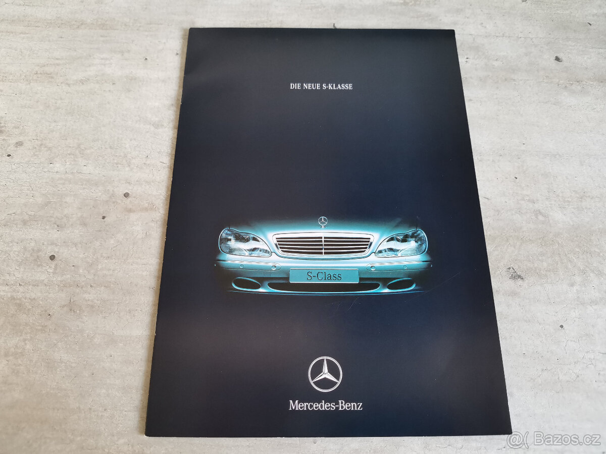 Prospekt Mercedes-Benz S-Klasse W220, 24 stran, německy 1998