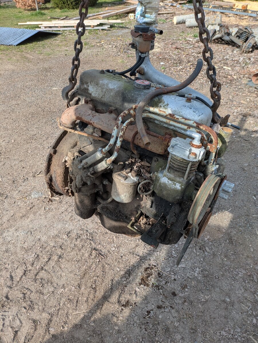 Avia A31 motor, převodovka, náprava