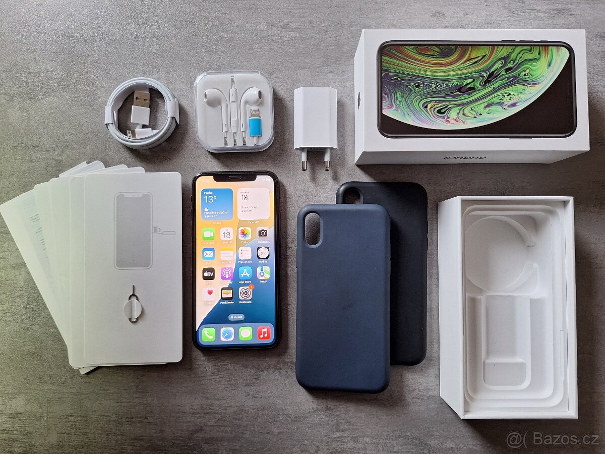 Apple iPhone XS 64GB Black – baterie 100 %