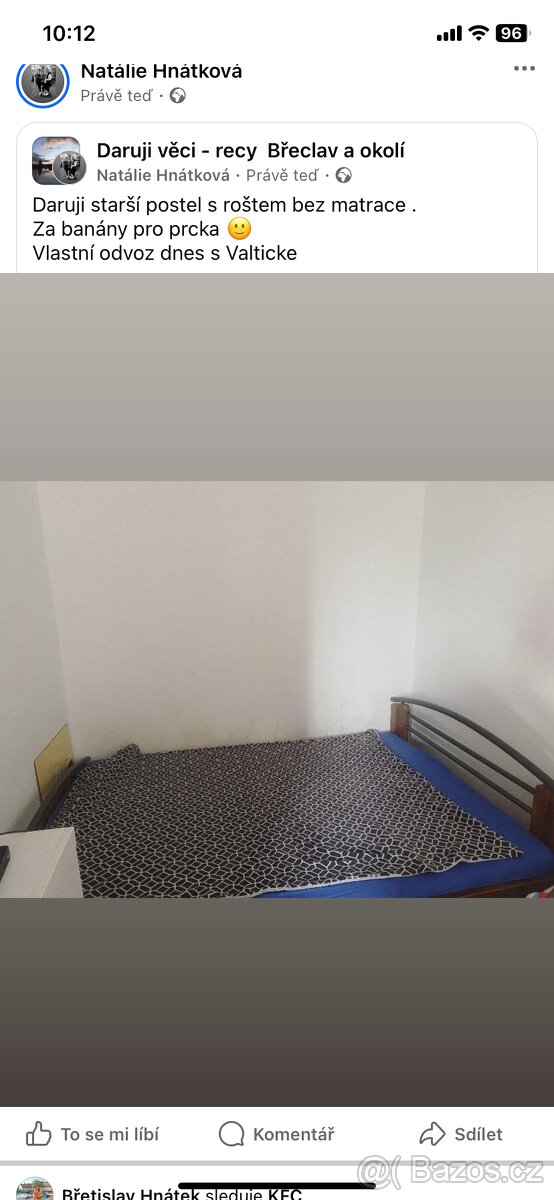 Daruji postel