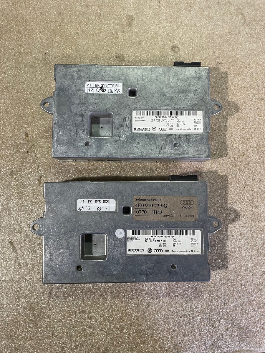 Audi A6 , Vw - Schránka s interface / 4E0910729G , 4E0910729