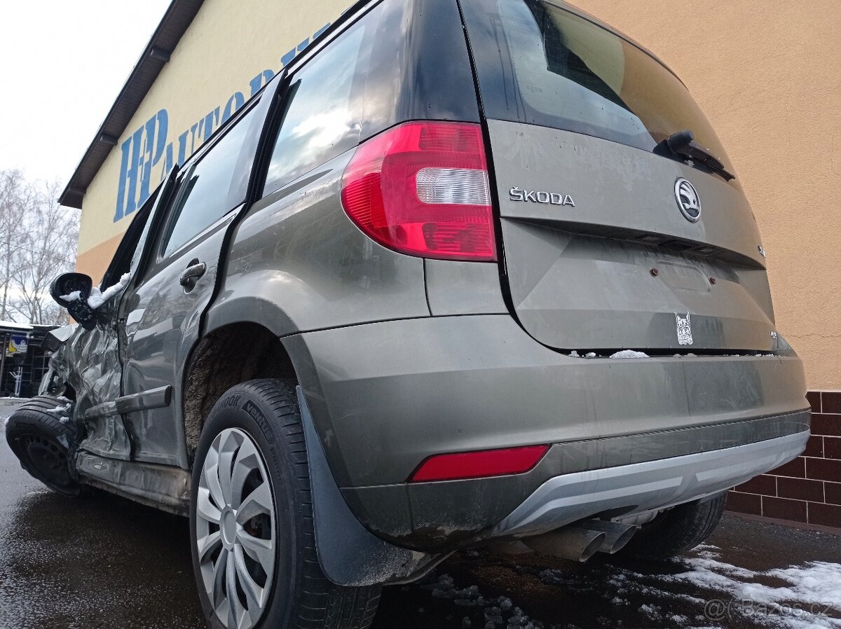 Škoda Yeti 2.0 TDi 81kw 4x4 náhradní díly