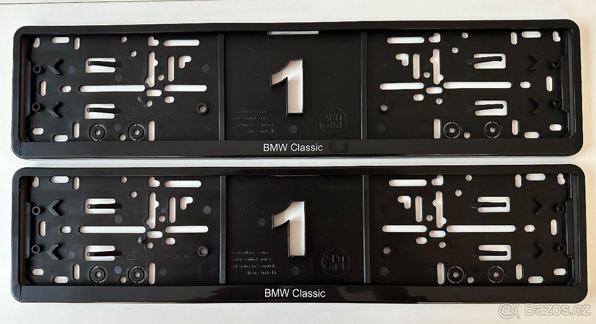 BMW Classic podložky pod SPZ
