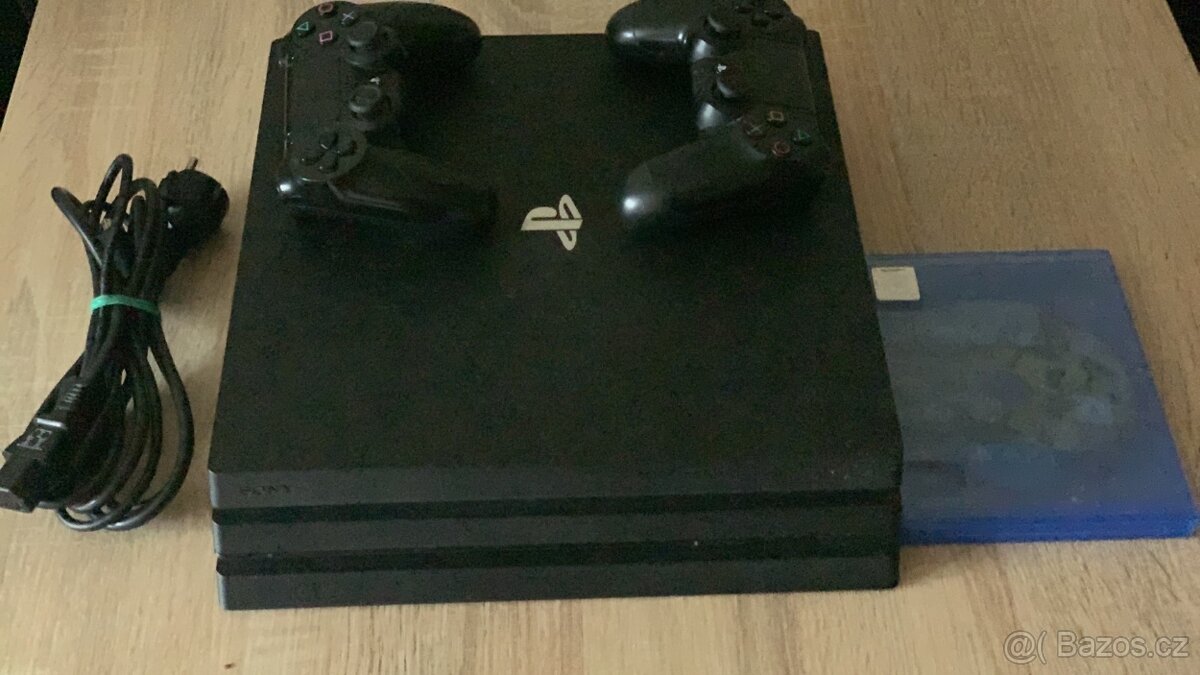 Ps4 pro 1tb + 2x ovladač + hra FIFA 17