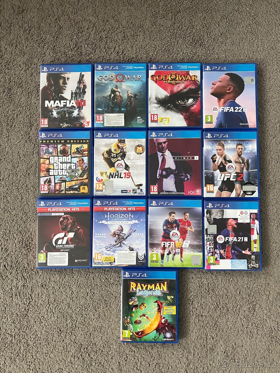 PS4 PlayStation 4 -( hry od 50Kč )