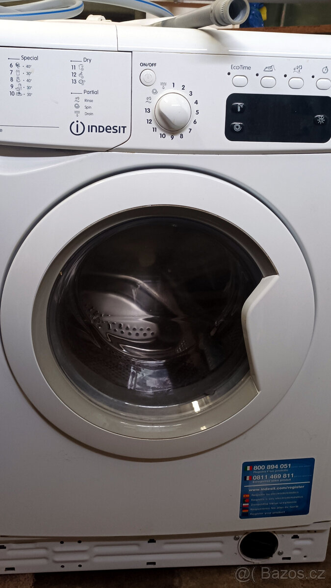 Pračka se sušičkou INDESIT IWDE 7125