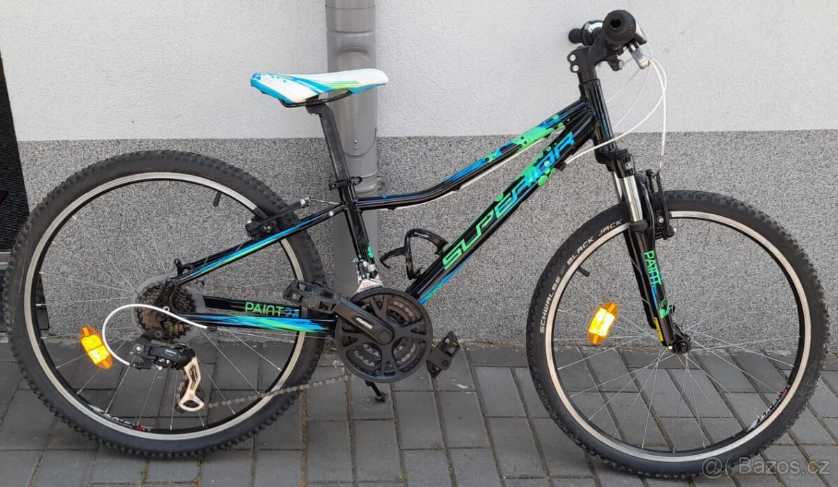 juniorské kolo Superior XC24 Paint černé
