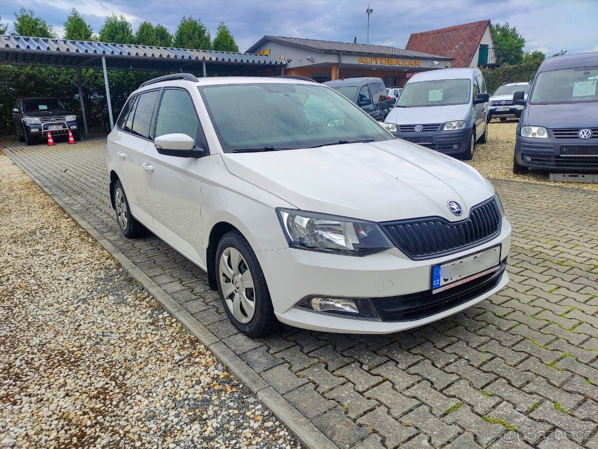 ŠKODA FABIA III 1.2 TSi 66KW, ACTIVE PLUS,COMBI,ZÁVĚS,KLIMA.