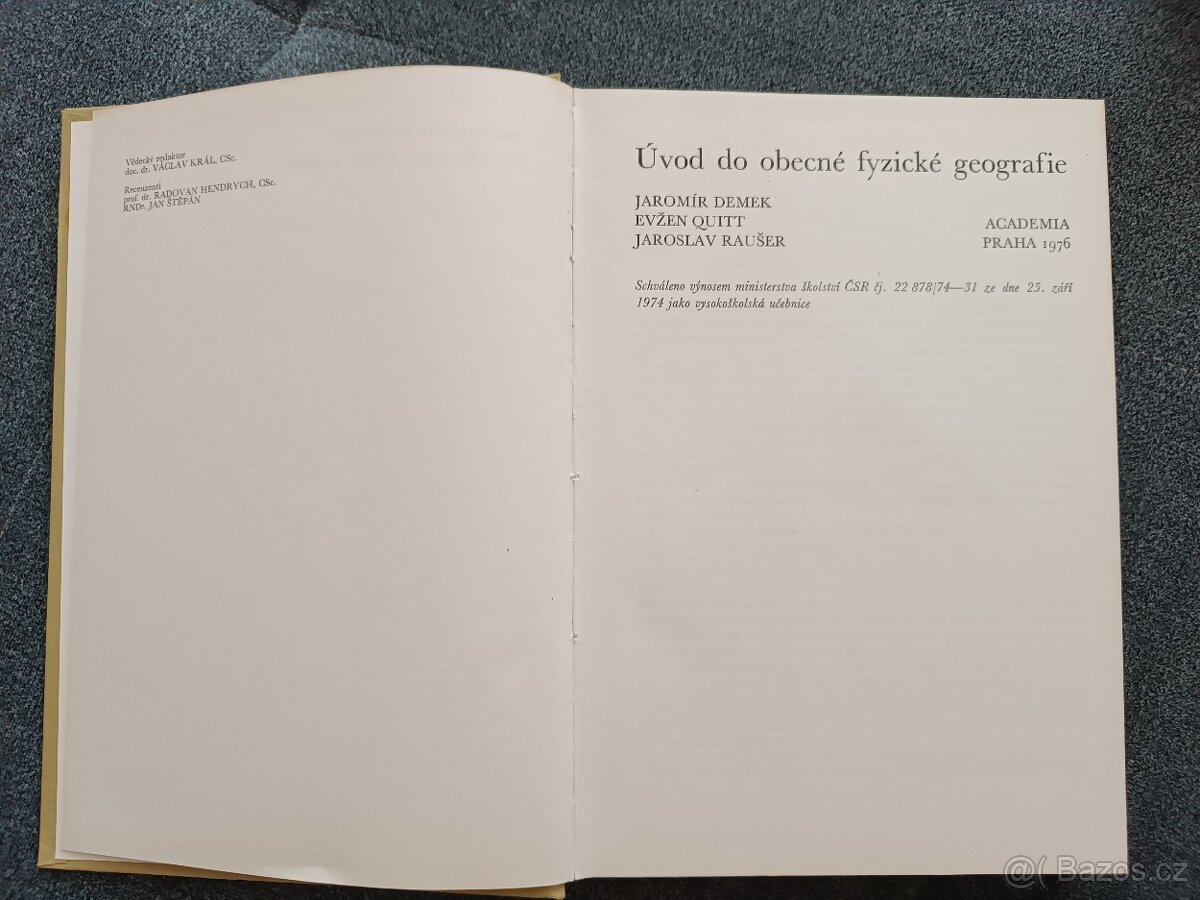 Úvod do obecné fyzické geografie