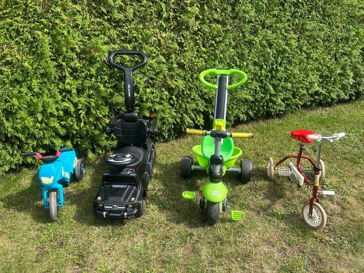 Tříkolky a odrážedla