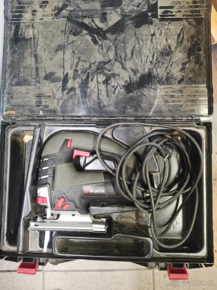 Wurth přímočarka, podstavec, Makita oscilačka+ SDK šroub