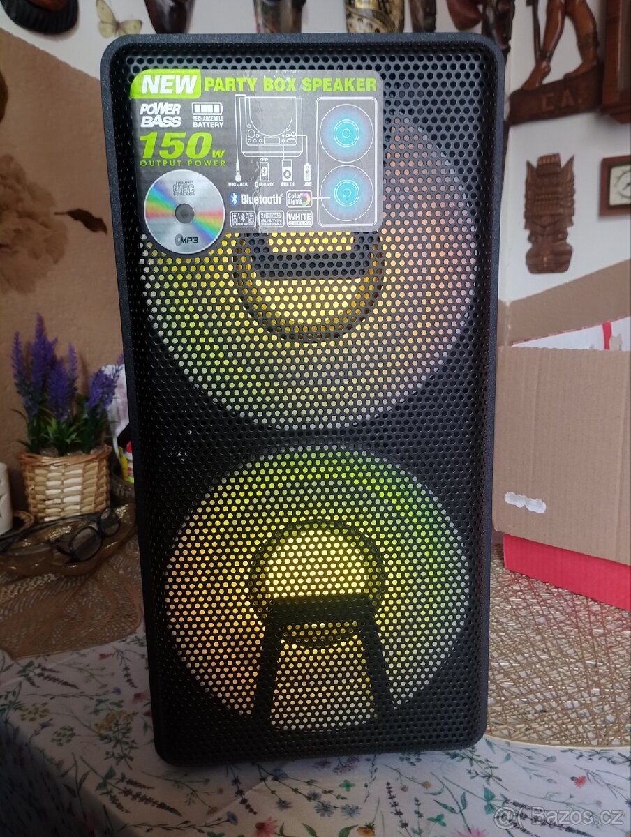 Párty reproduktory bloutooch 150w