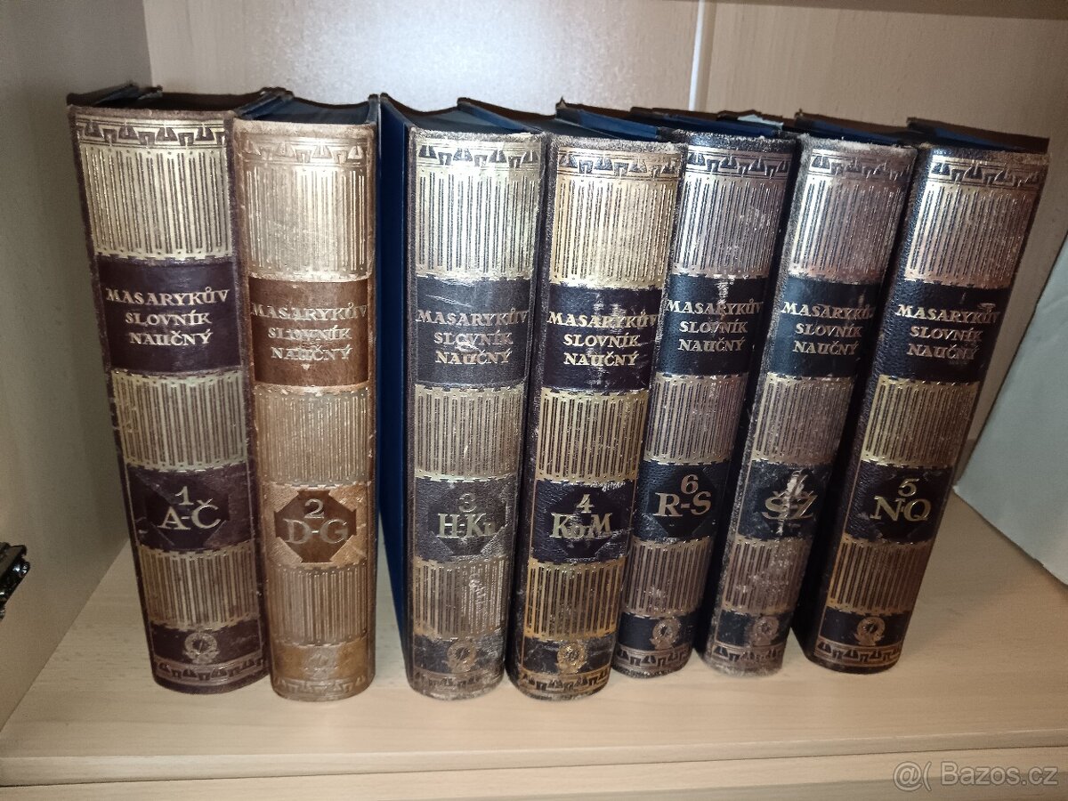 Masarykův slovník sada kompletní a jiné