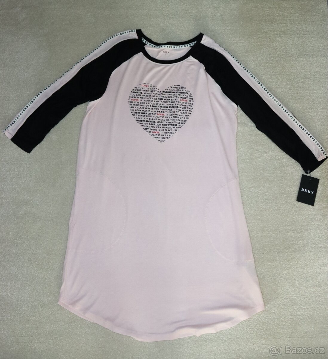 Noční košile / košilka DKNY s 3/4 rukávy vel. XS