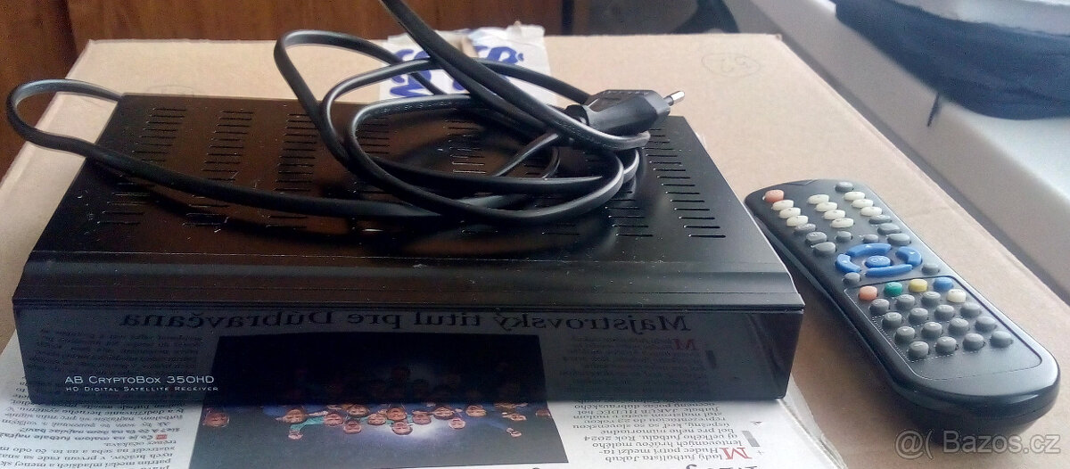 AB Cryptobox 350HD s UNI čtečkou karet, CARDSHARING