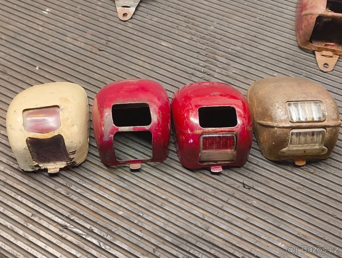 Zadní světlo Jawa Půlbuben 250 350 150 125 354 353 351 352