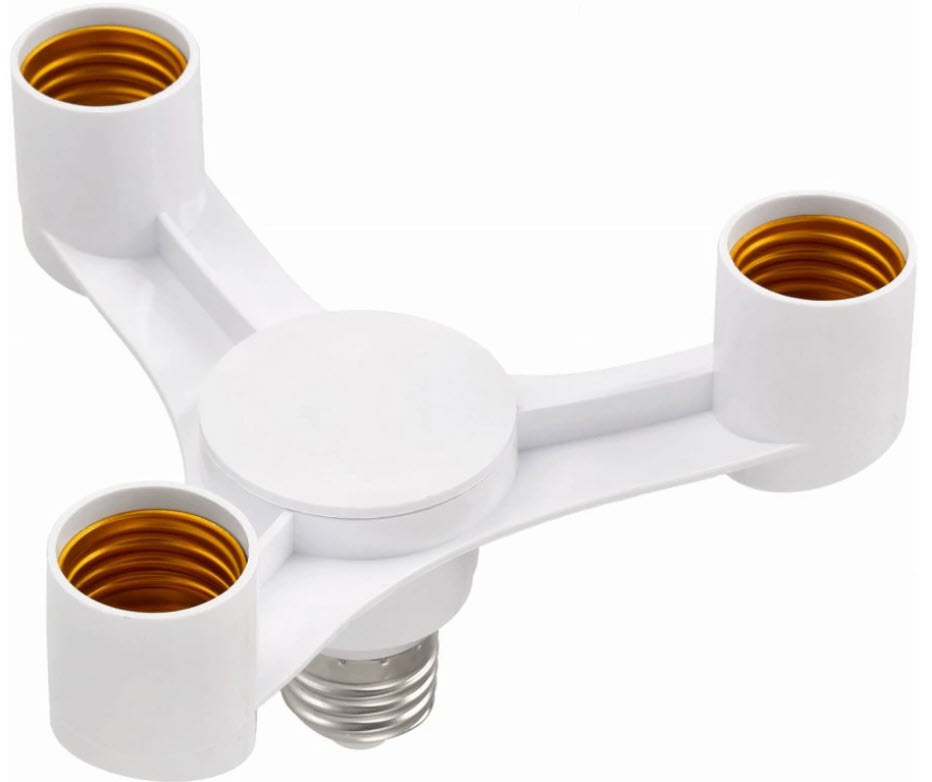 Redukce pro LED zarovky - 3xE27