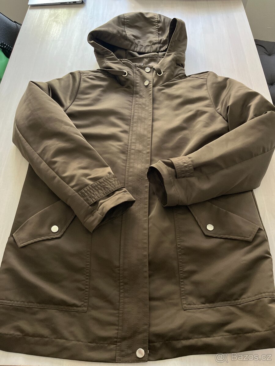 Nová dámská khaki bunda camaieu 2 v1  vel 38