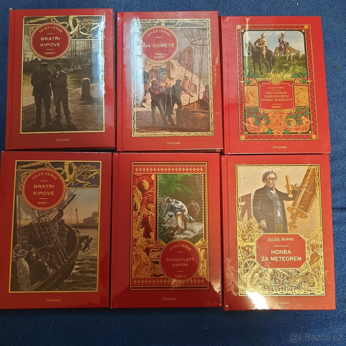 Jules Verne, Hachette, komplet 70 kusu