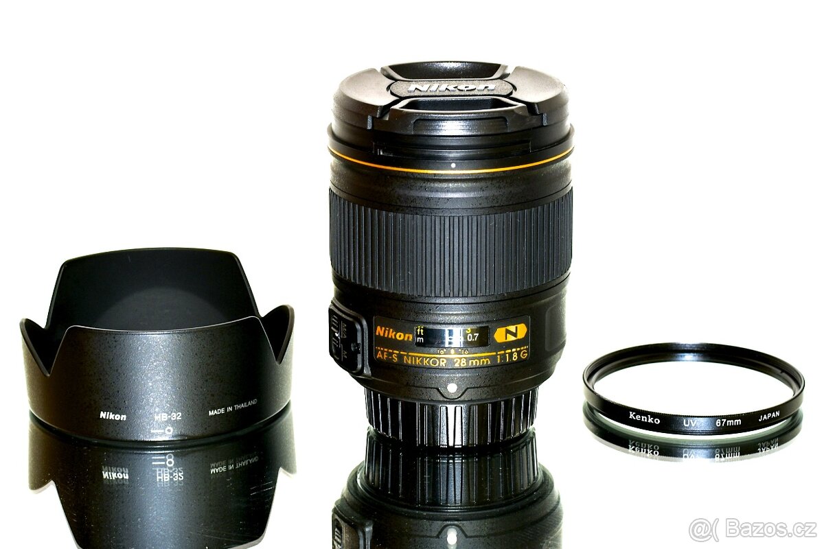 Nikon AF-S FX Nikkor 28mm 1:1,8 G + UV filtr TOP