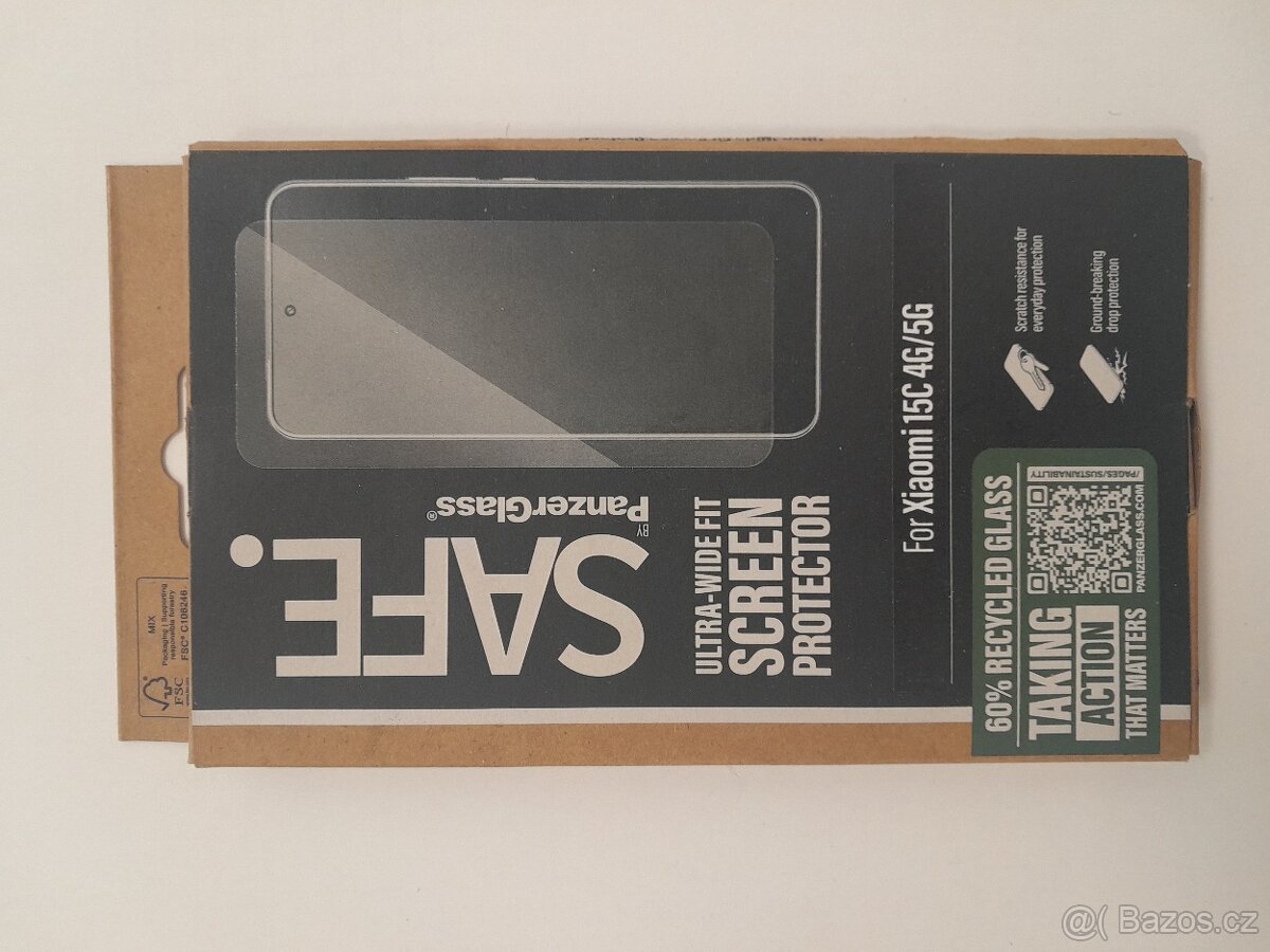 Ochranné sklo PanzerGlass SAFE Xiaomi Redmi 15C