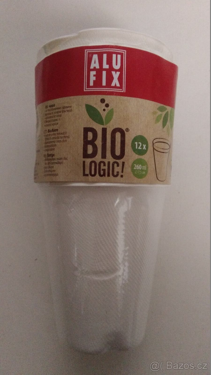 Eko kelímek z cukrové třtiny 260ml kompostovatelný