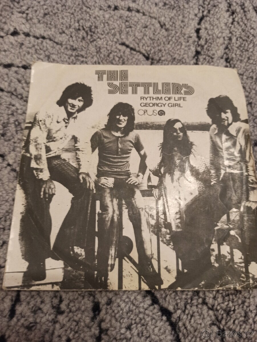 Staré gramofonové desky malé