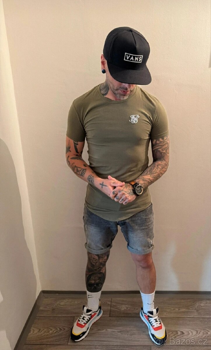 Triko Siksilk khaki