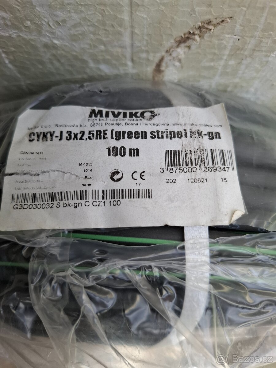Kabel 100m.