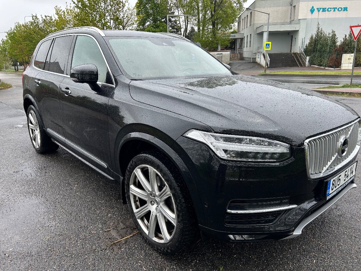 Volvo XC90 D5, 7 mist, Inscription+, 9/2015, 115t km, ČR,DPH