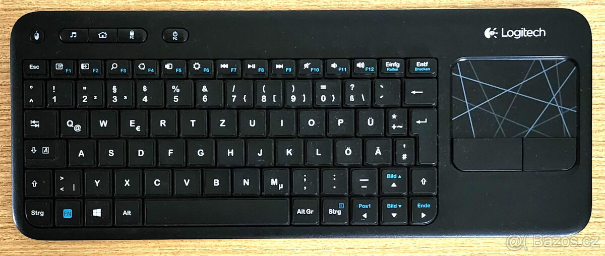 Bezdrátová klávesnice Logitech K400