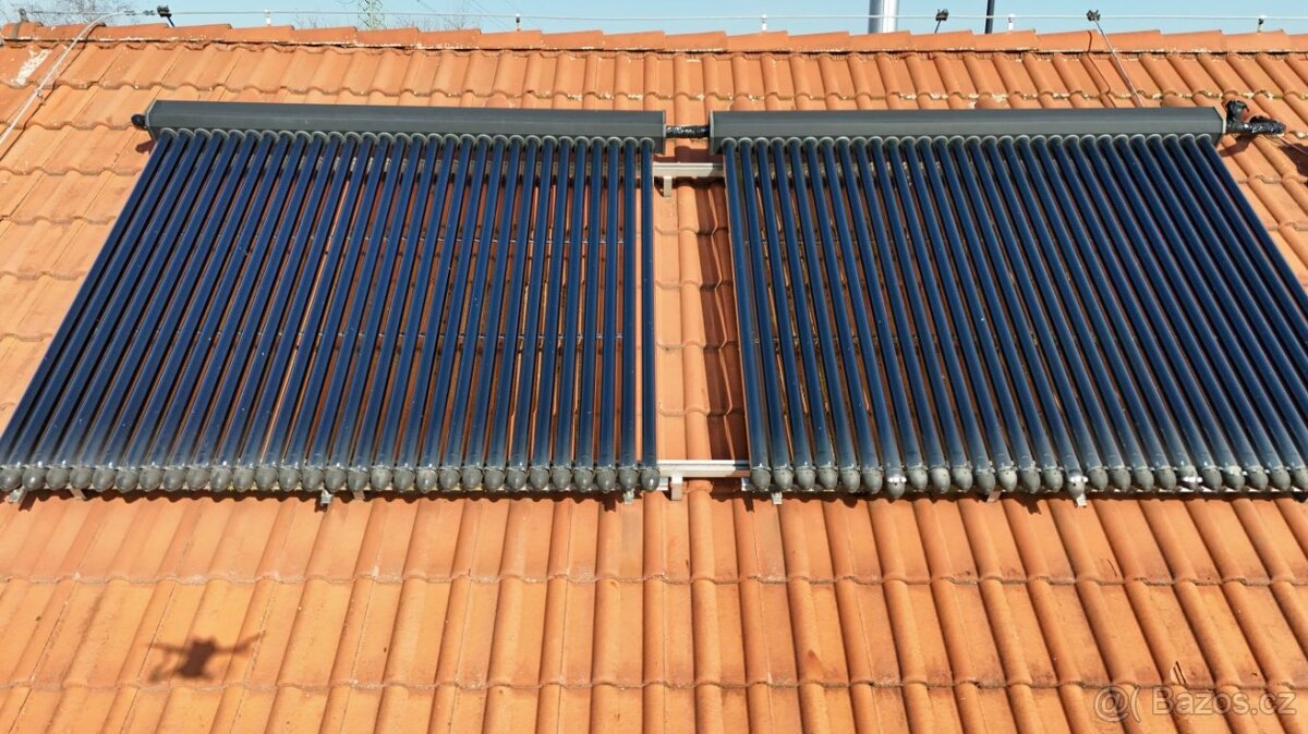 termický solární systém - vakuové trubice 60 ks