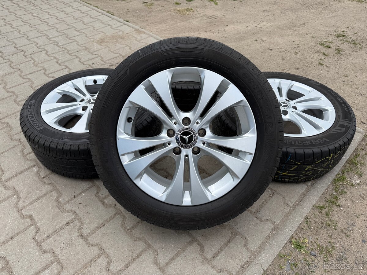 4x al kola 5x112 17 + pneu letní 225/55 R17C