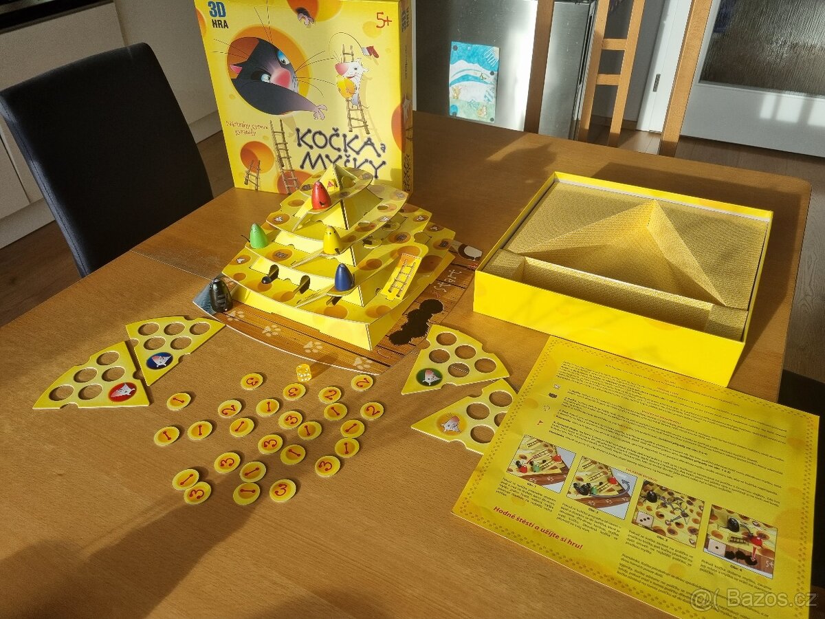 3D hra Kočka a myšky – Nástrahy sýrové pyramidy - SLEVA