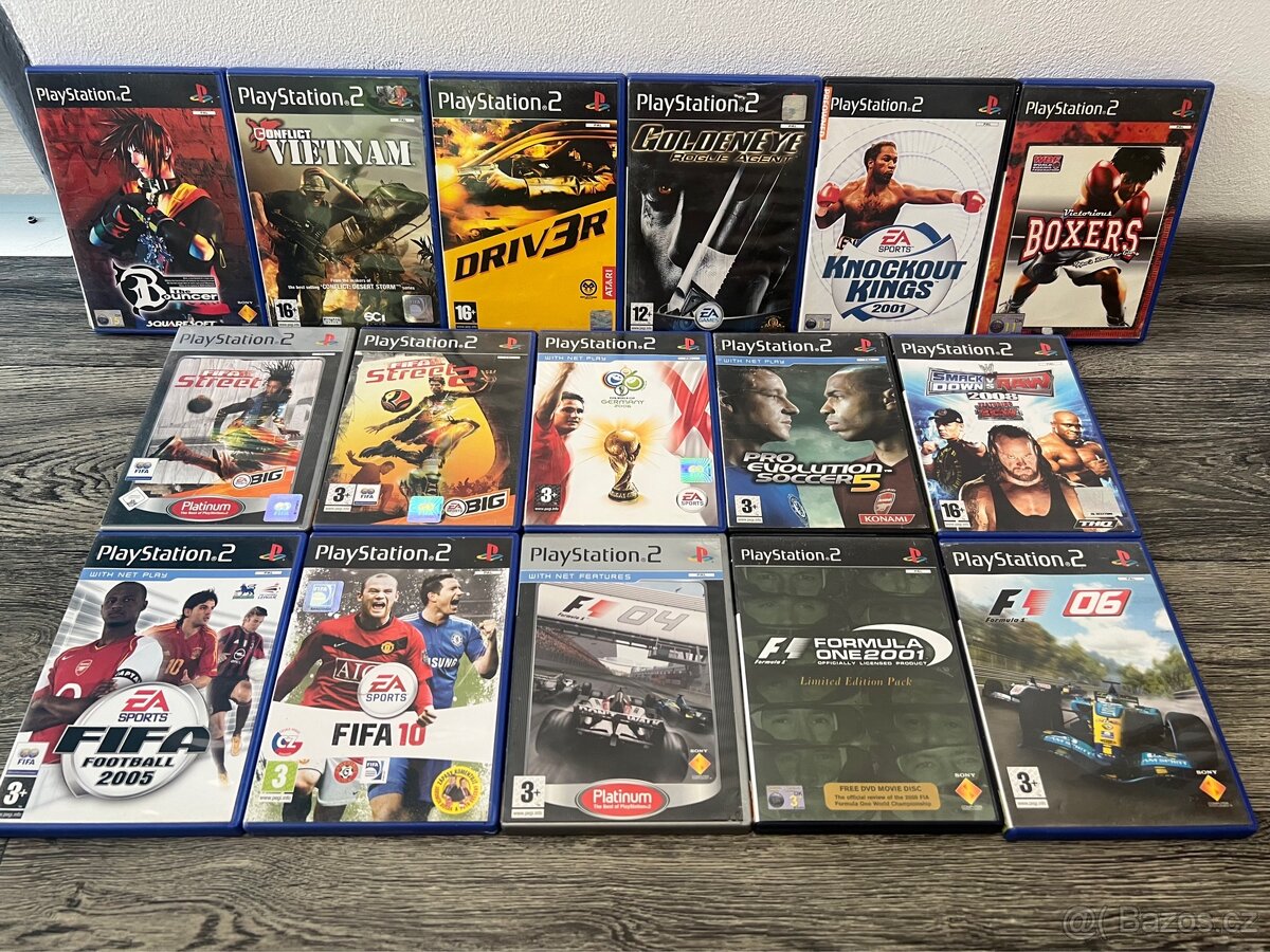 HRY NA PS2 - PLNĚ FUNKČNÍ