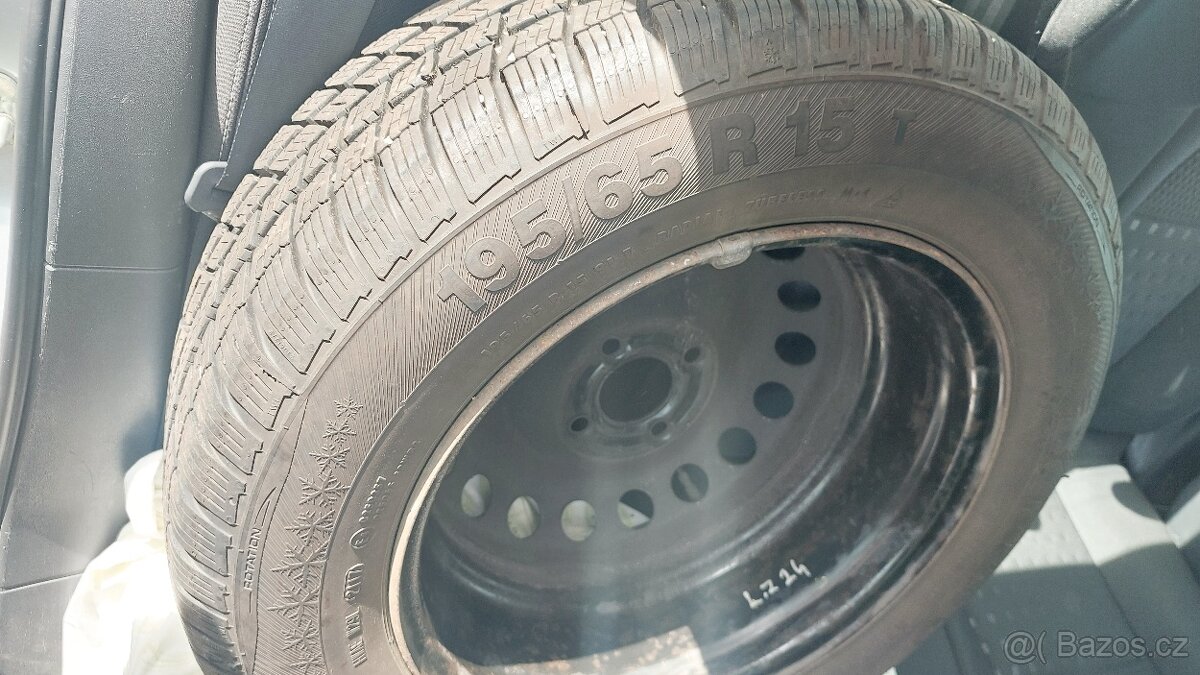 Barum pneu s plech diskem 195/65 R15 polaris
