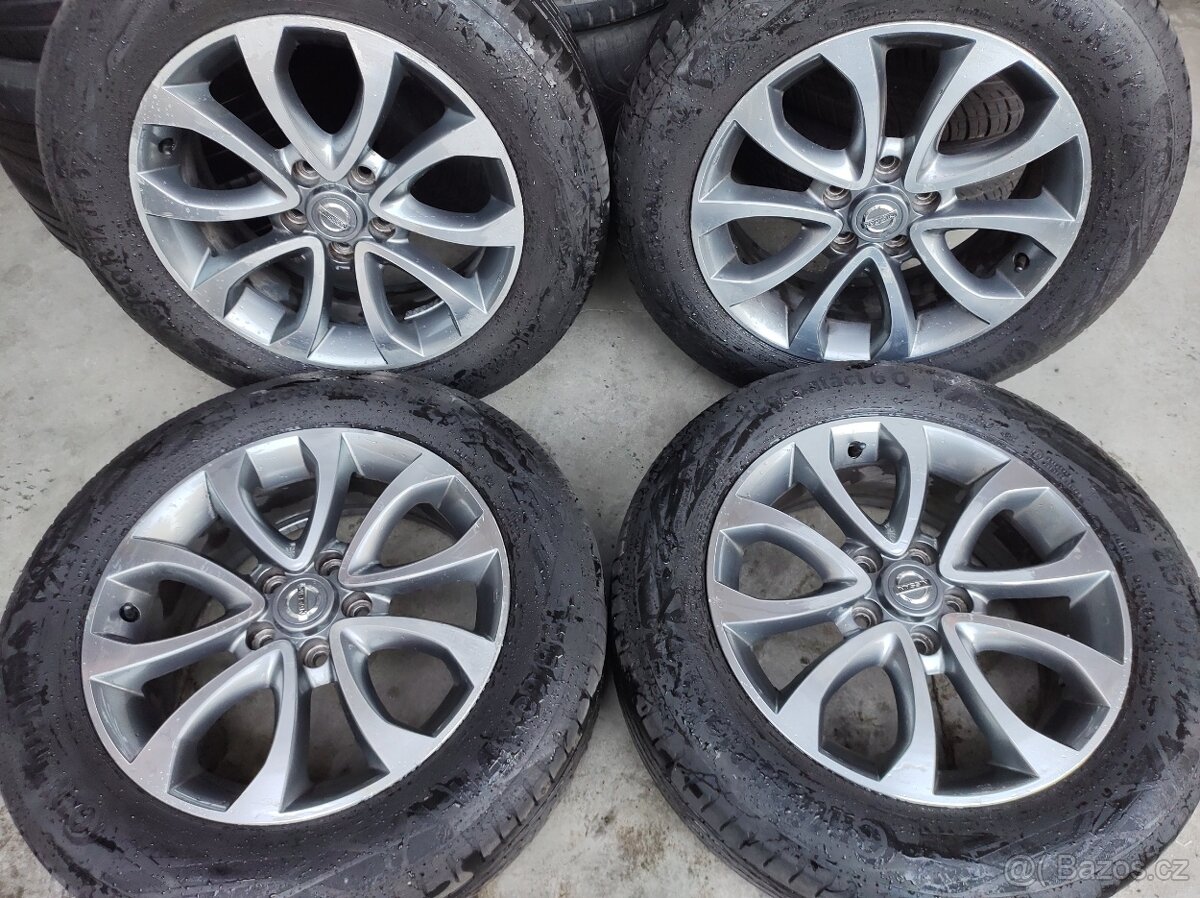 ALUkola 5x114mm pneu 215/60 R17 ContinentalQ6