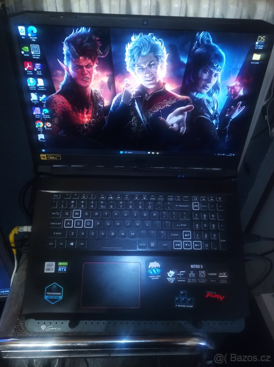 Prodám plně funkční herní notebook