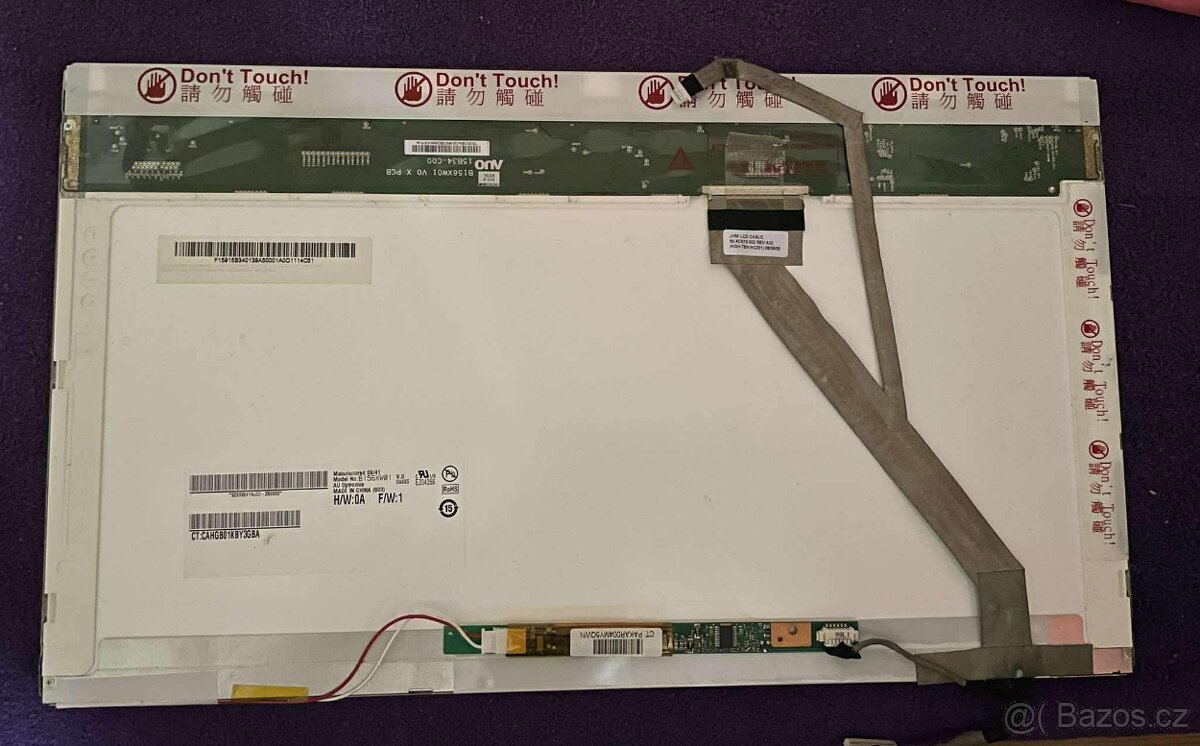 B156XW01 LCD 15.6" 1366x768 WXGA HD CCFL 30pin
