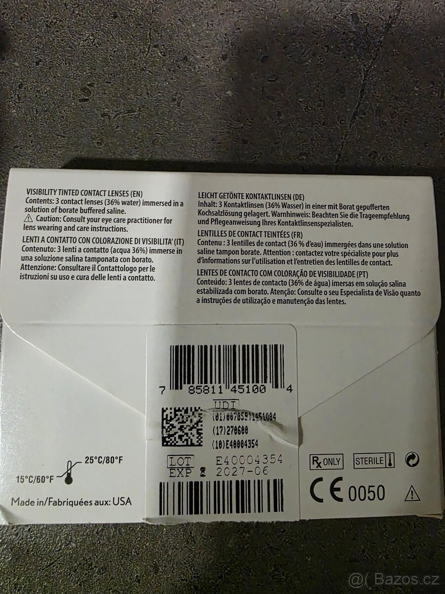 Kontaktní čočky lenjoy