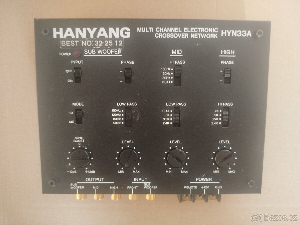 HANYANG HYN33A aktivní výhybka