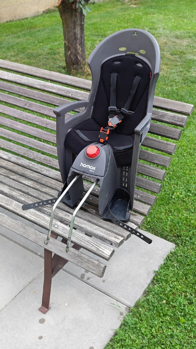 Prodám dětskou sedačku na kolo Hamax