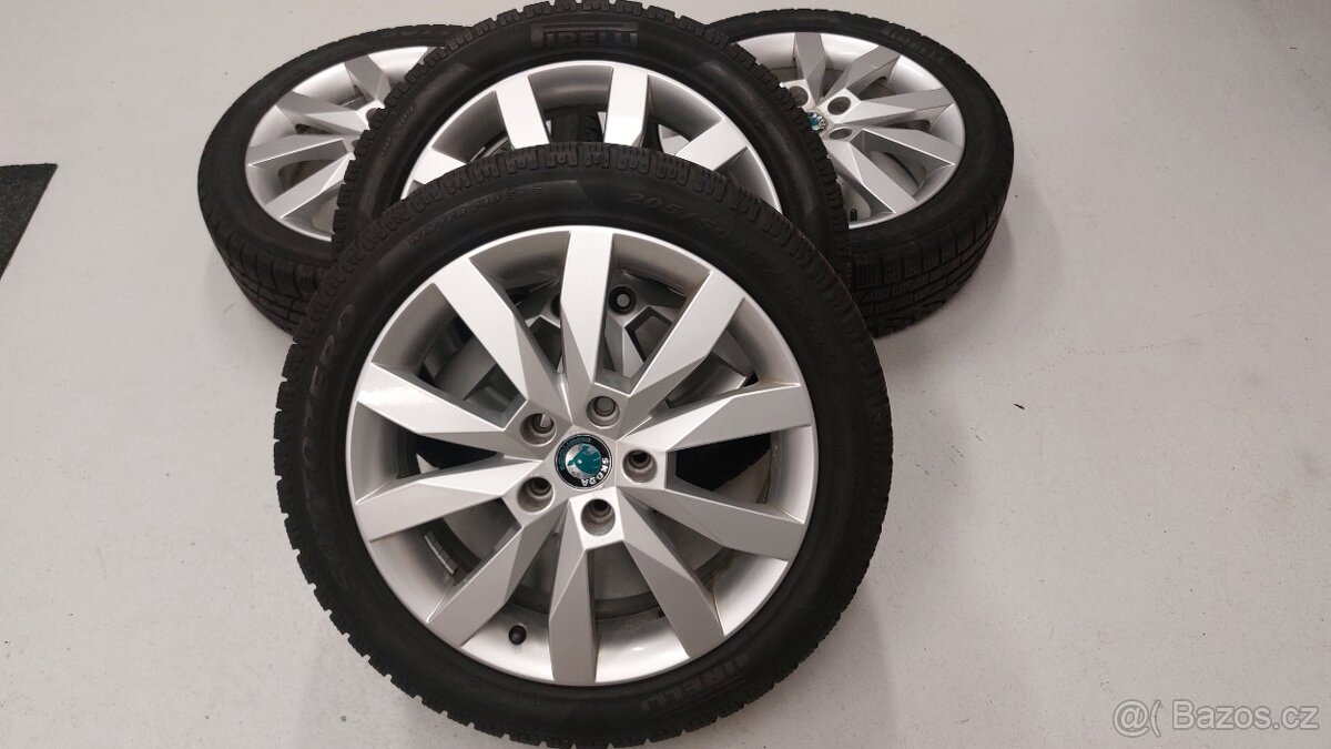 Alu kola 5x112 r17 originál Škoda Octavia III Crystal
