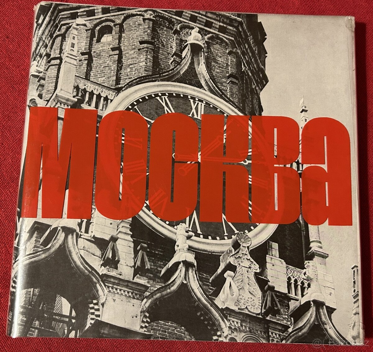 Sovětská kniha fotografií Moskva