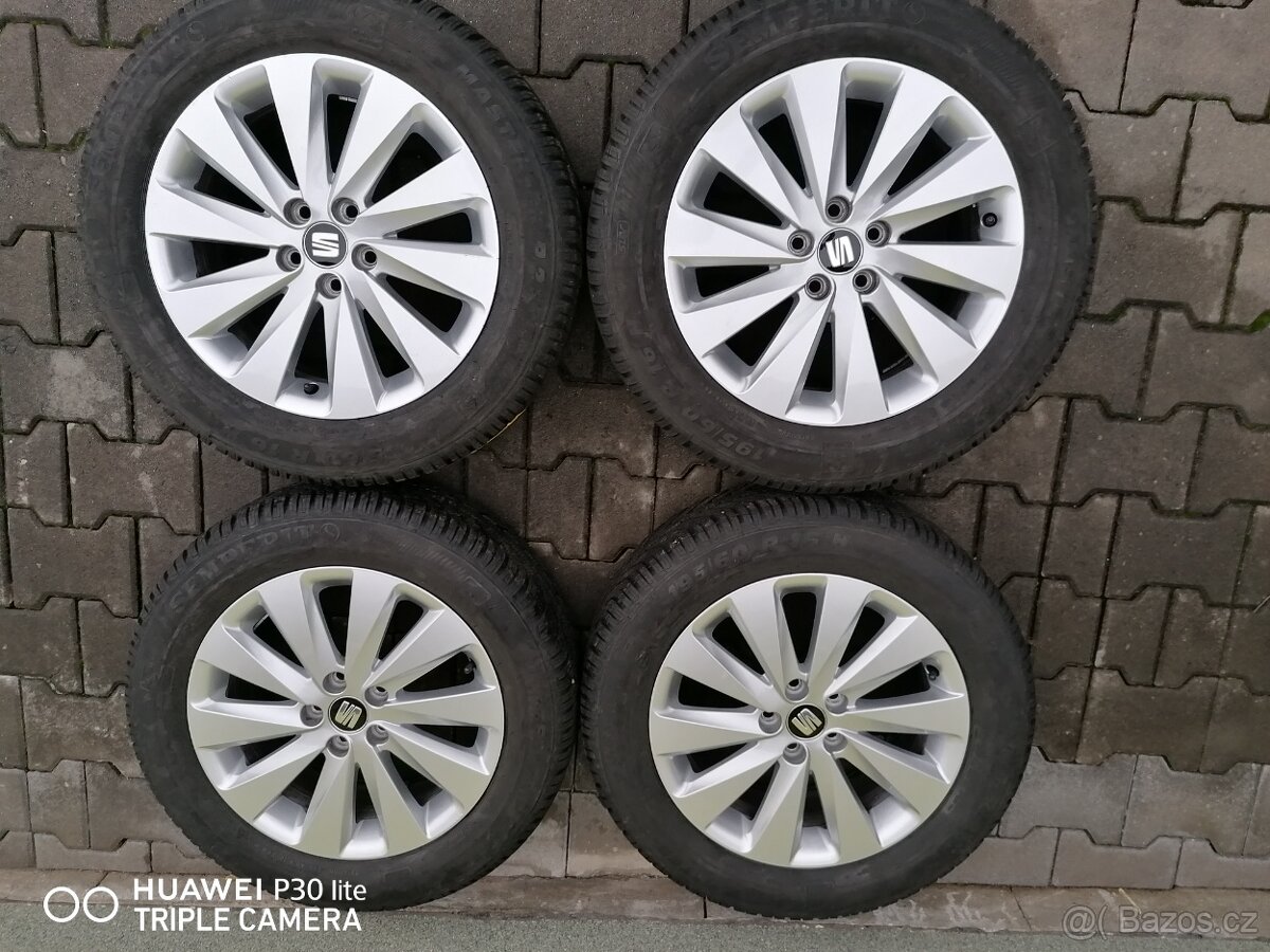 5x100 16 6J ET45 orig.Seat Arona,Kamiq,T-cross vč. zim pneu