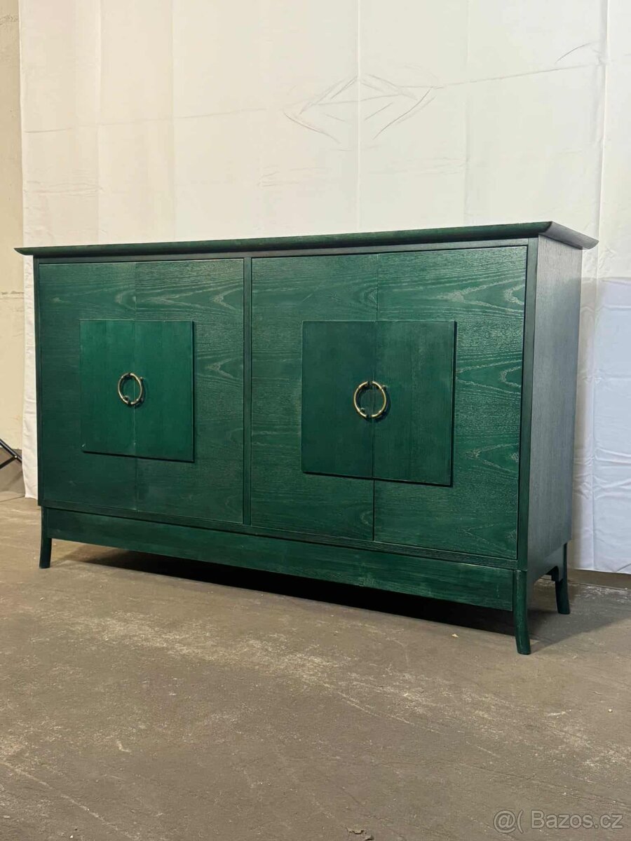 Designová zelená komoda (133004)