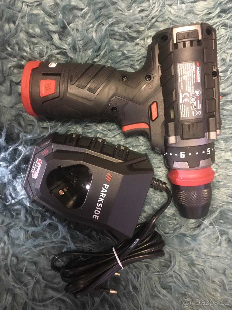 Parkside aku vrtačka / šroubovák nový PC 1.200 Kč