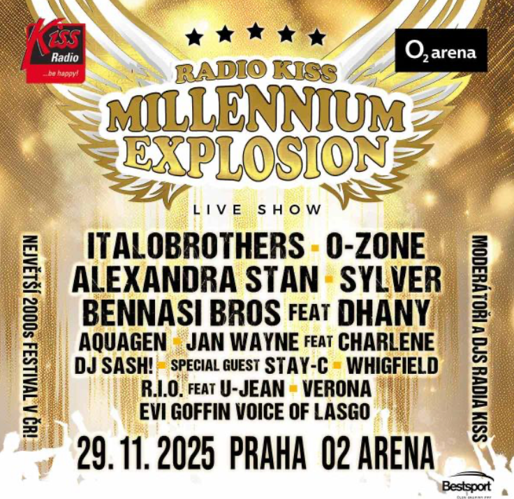 Radio Kiss Milennium Explosion 02 ARENA - SOBOTA 19:00