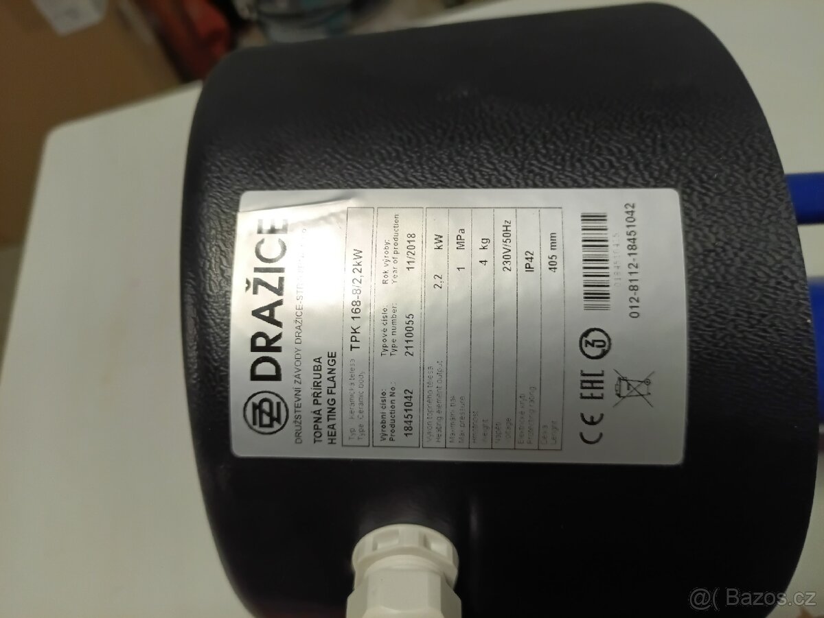 Topná příruba Dražice TPK 168-8/2.2kw